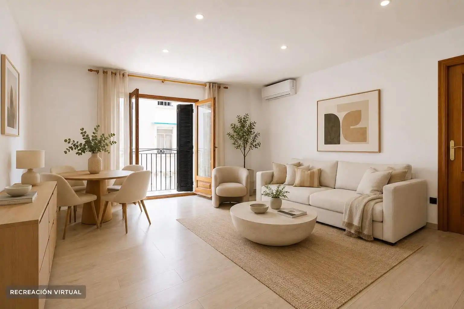Wohnzimmer von Wohnung zum Verkauf in Gandia mit Möbliert