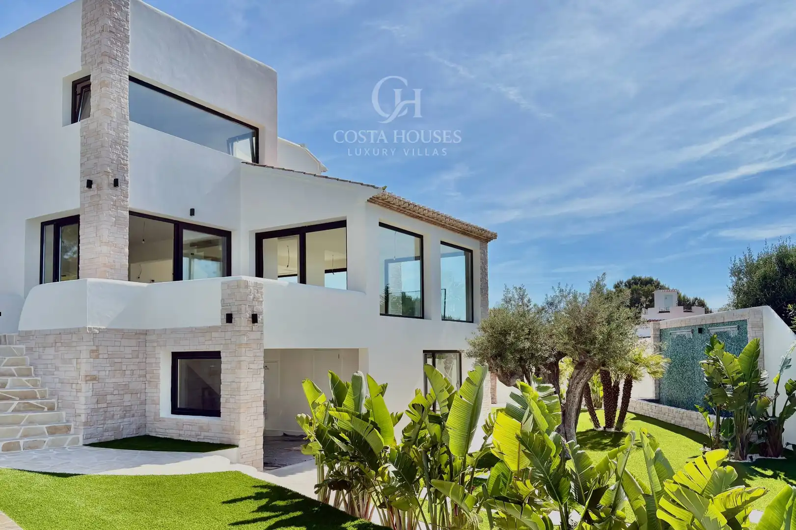 Vista exterior de Casa o xalet en venda en Jávea / Xàbia amb Aire condicionat, Calefacció i Jardí privat