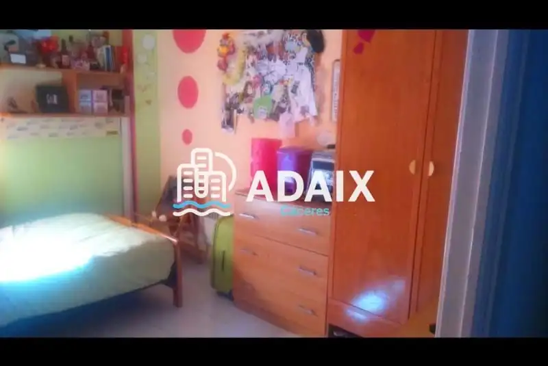 Bedroom of Flat for sale in Cáceres  with Terrace and Furnished