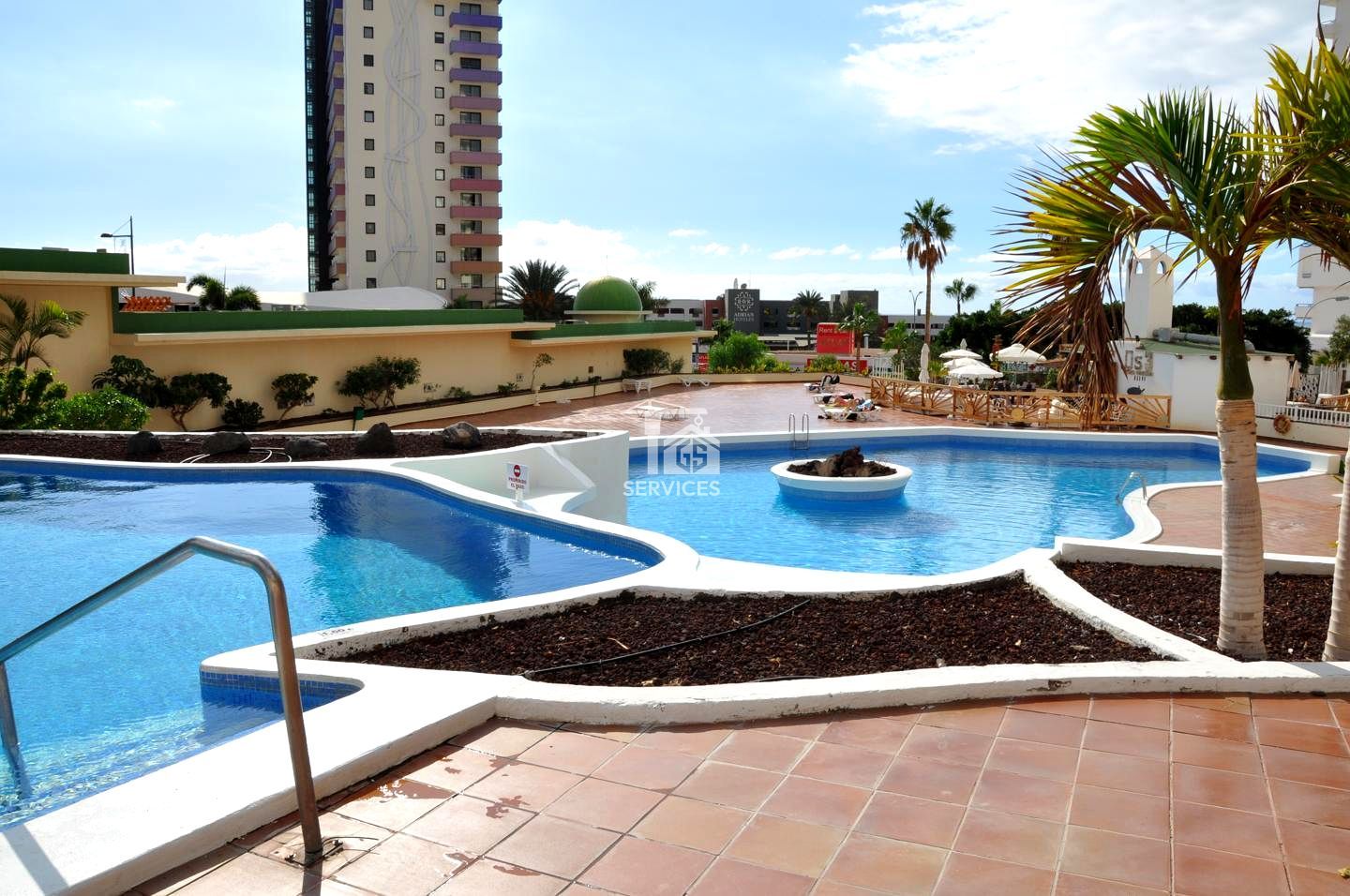 Swimming pool of Flat for sale in Adeje  with Terrace, Furnished and Community pool