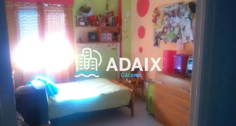 Bedroom of Flat for sale in Cáceres  with Terrace and Furnished