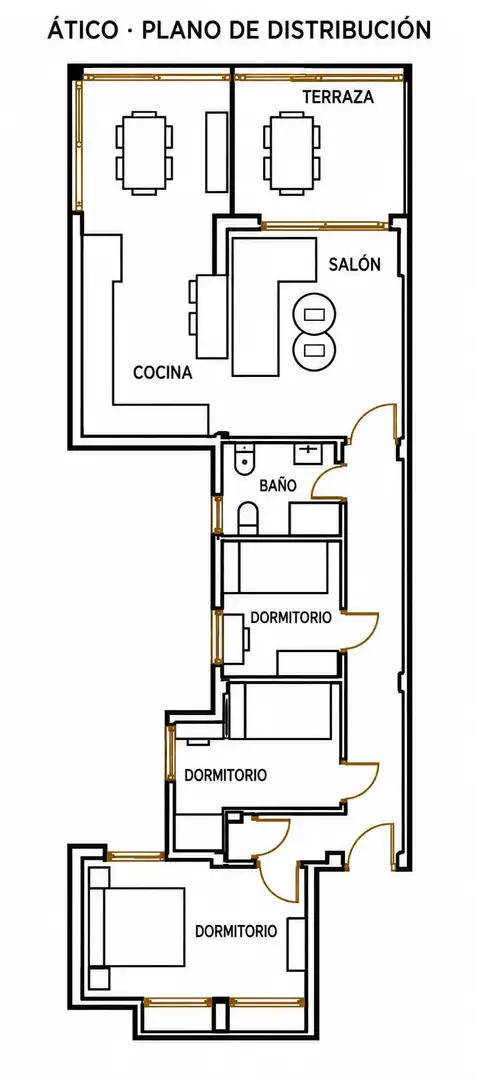 Appartamento con terrazza in vendita a Calle Armengual de la Mota, imagen 23