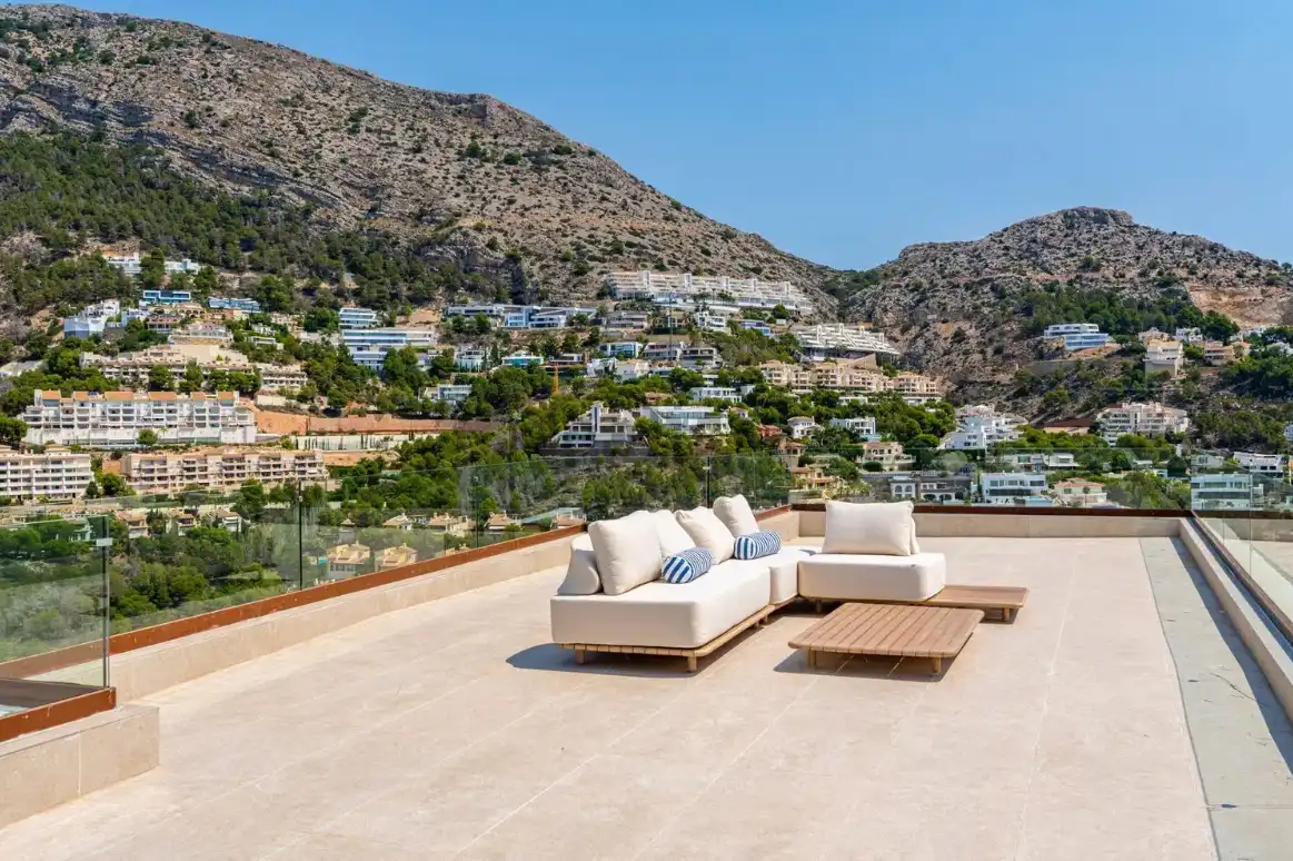 Terraza de Casa o chalet en venta en Altea con Aire acondicionado, Calefacción y Jardín privado