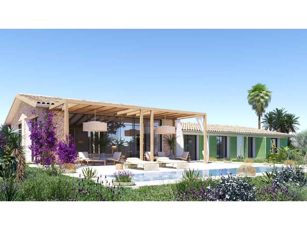 Vista exterior de Finca rústica en venta en Marratxí con Aire acondicionado, Terraza y Piscina