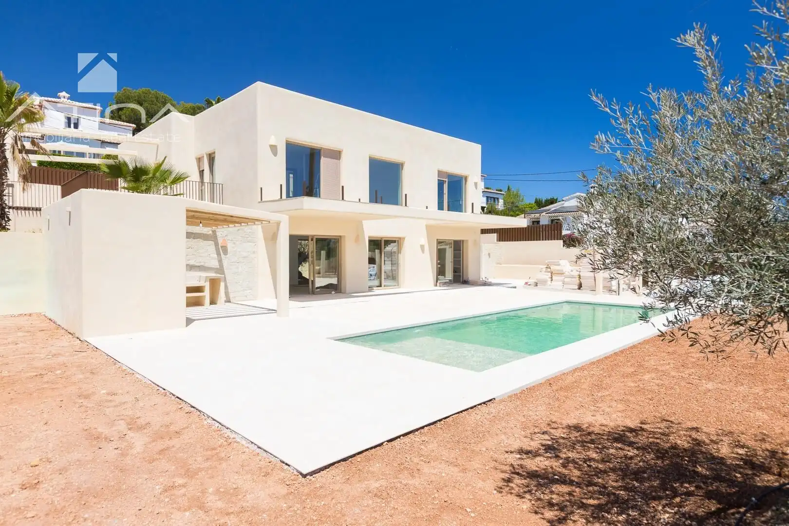 Exterior view of Houses for sale in Jávea / Xàbia  with Air Conditioner, Heating and Private garden