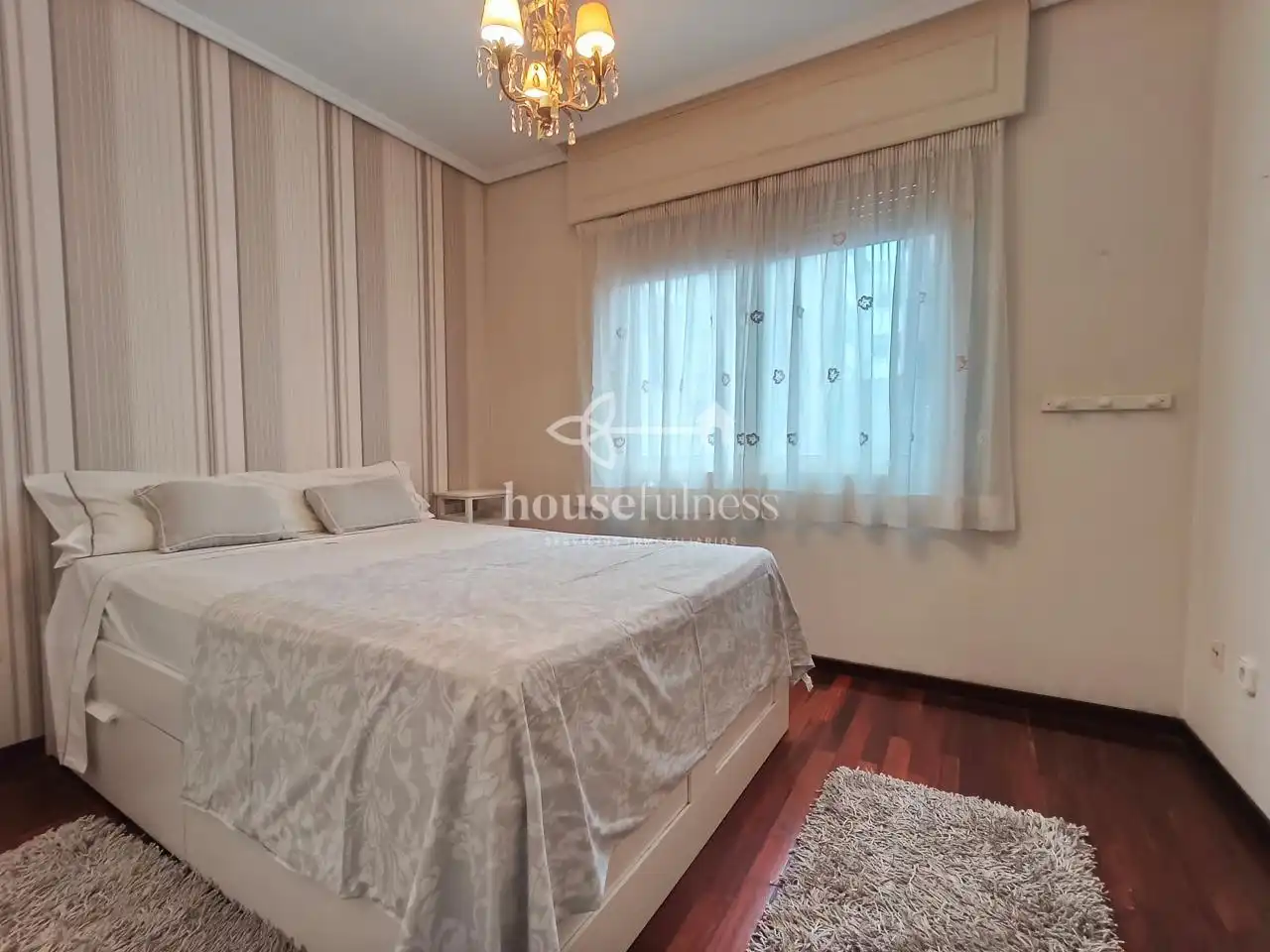 Schlafzimmer von Wohnungen zur Miete in Ferrol mit Heizung, Abstellraum und Möbliert