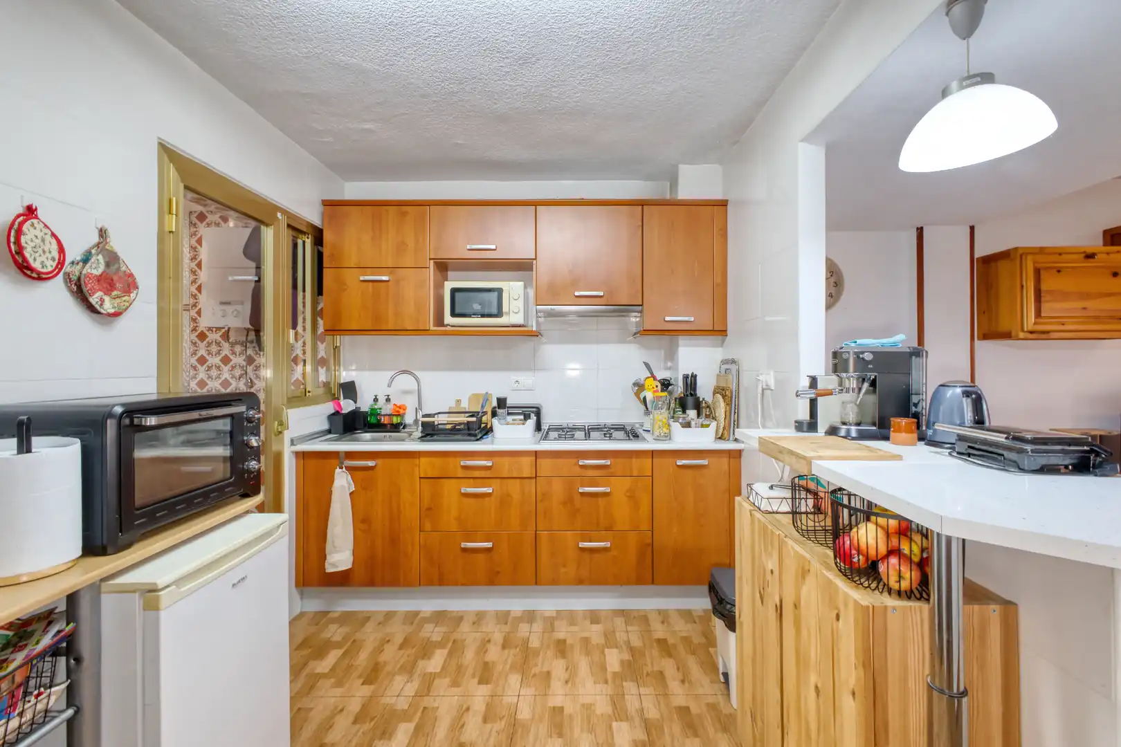 Küche von Wohnung zum Verkauf in Mutxamel mit Parkett, Terrasse und Möbliert