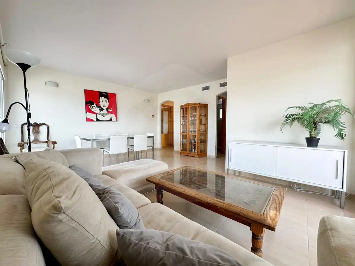 Sala d'estar de Àtic en venda en Cártama amb Aire condicionat i Terrassa