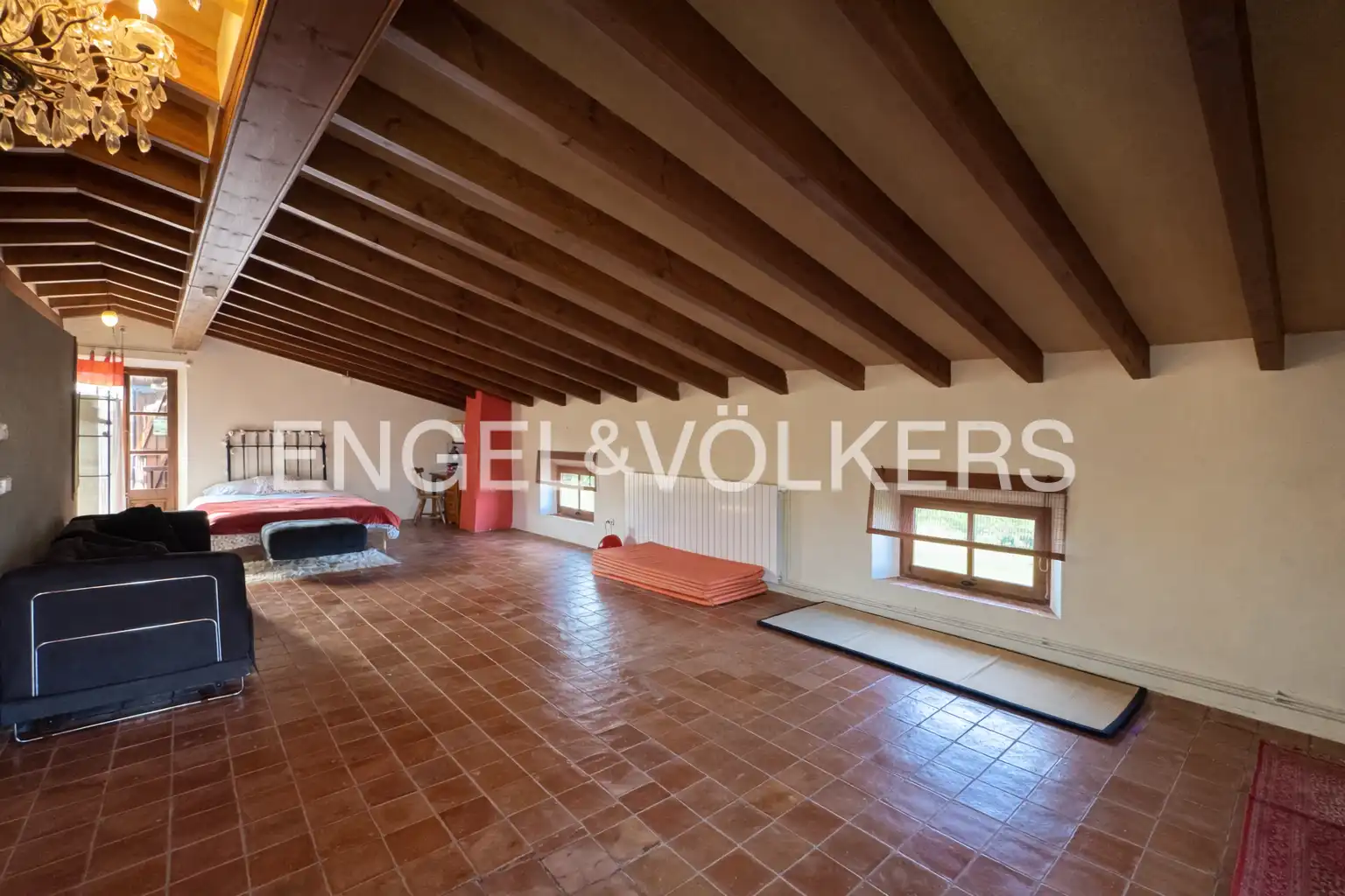 Sala de estar de Casa o chalet en venta en Rupit i Pruit con Calefacción