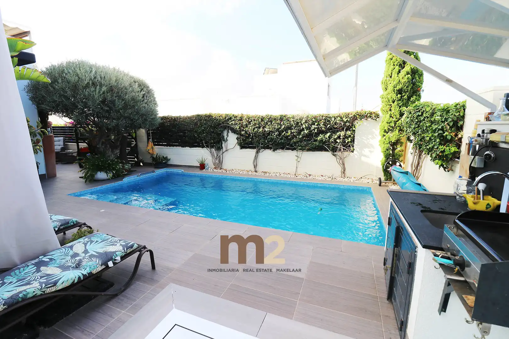 Piscina de Casa o xalet en venda en Rojales amb Aire condicionat, Jardí privat i Terrassa