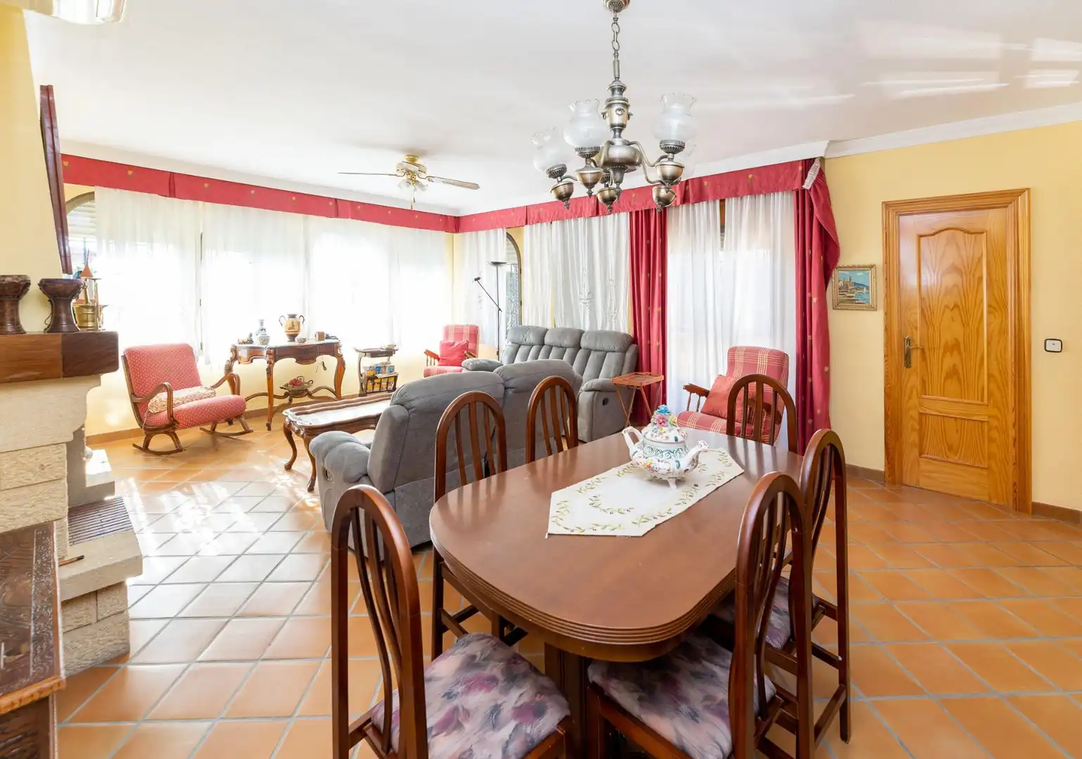 Dining room of Houses for sale in Albolote  with Private garden, Terrace and Storage room