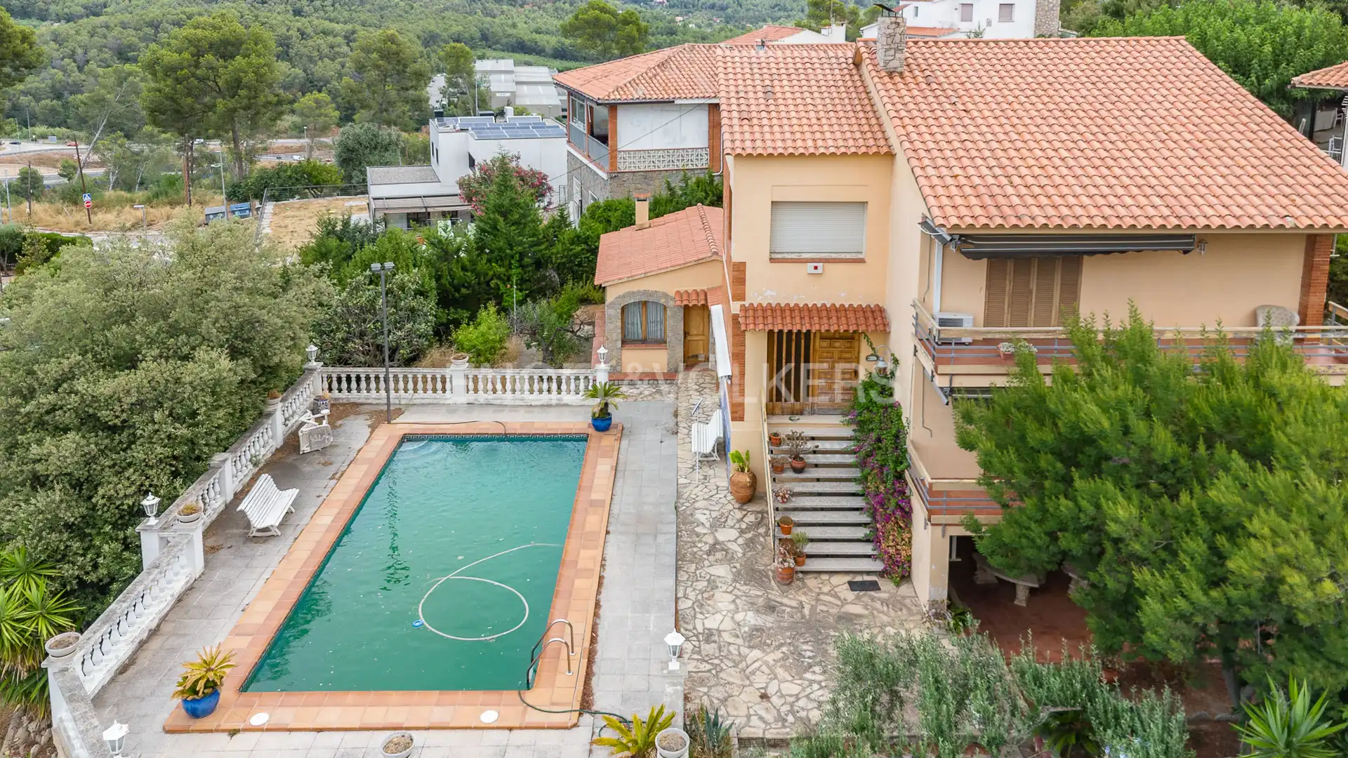 Swimming pool of Houses for sale in Cervelló  with Heating, Private garden and Terrace