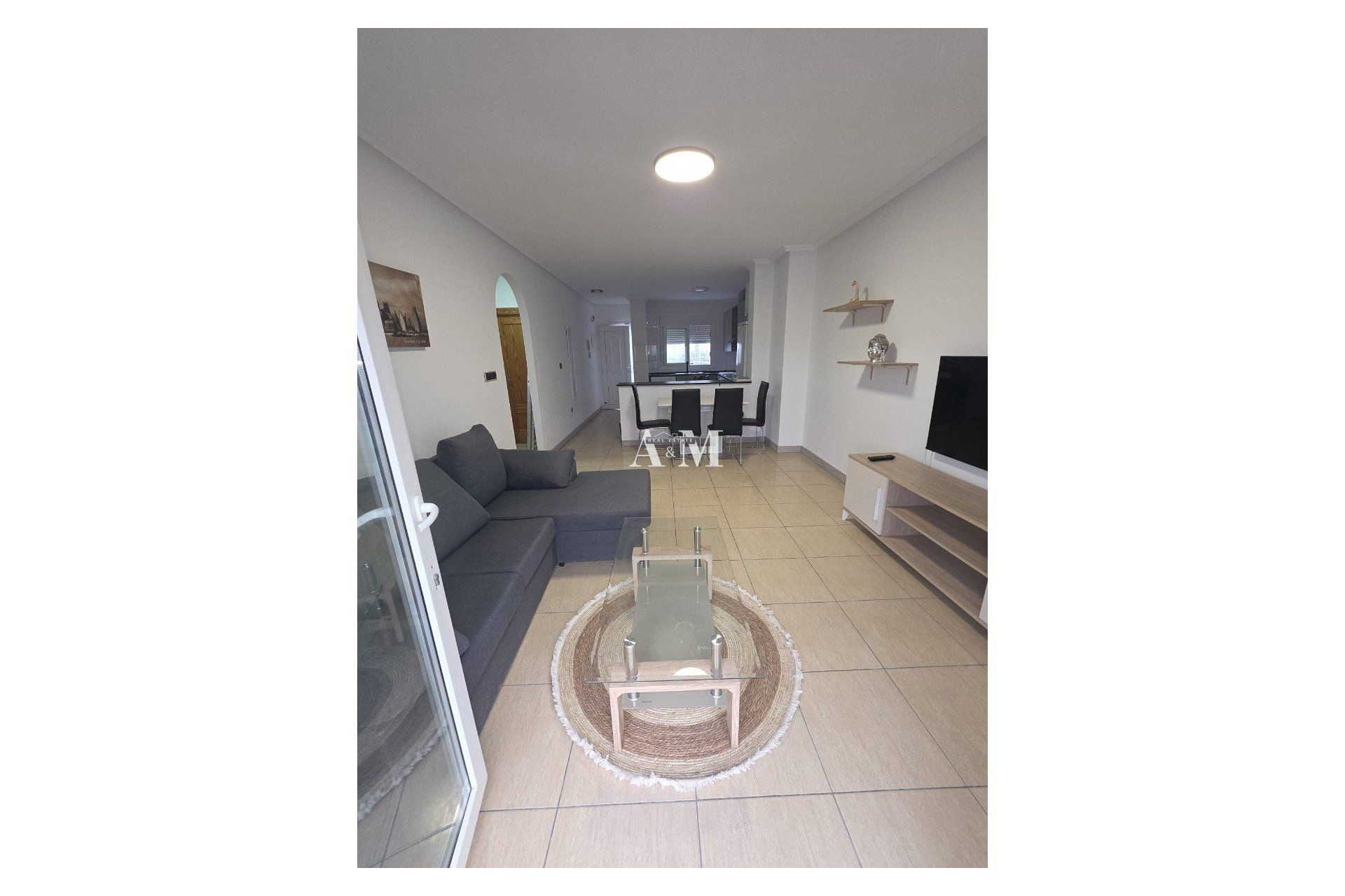 Sala d'estar de Apartament de lloguer en  Murcia Capital amb Calefacció, Terrassa i Piscina