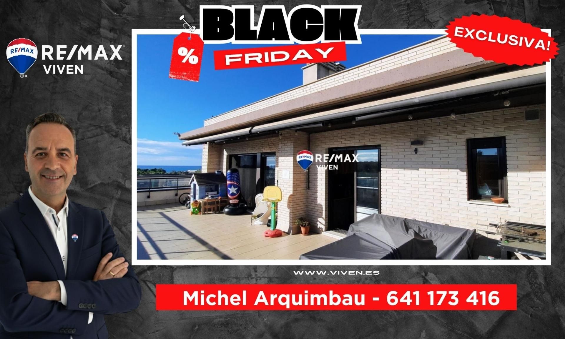 Terrace of Attic for sale in Vilanova i la Geltrú  with Air Conditioner, Heating and Parquet flooring