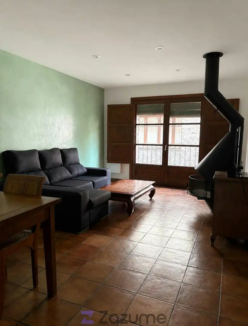 Living room of Flat for rent in Sant Llorenç de la Muga  with Heating, Terrace and Furnished