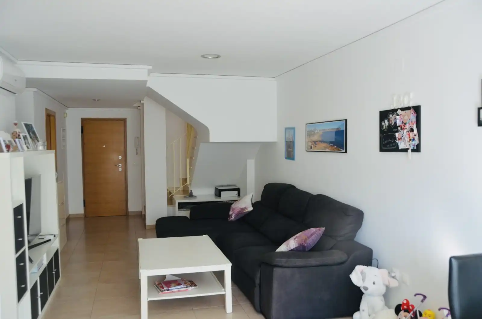 Wohnzimmer von Dachboden zum Verkauf in Dénia mit Klimaanlage, Heizung und Terrasse