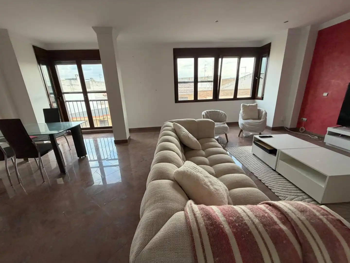 Sala de estar de Dúplex en venta en Guadassuar, Valencia