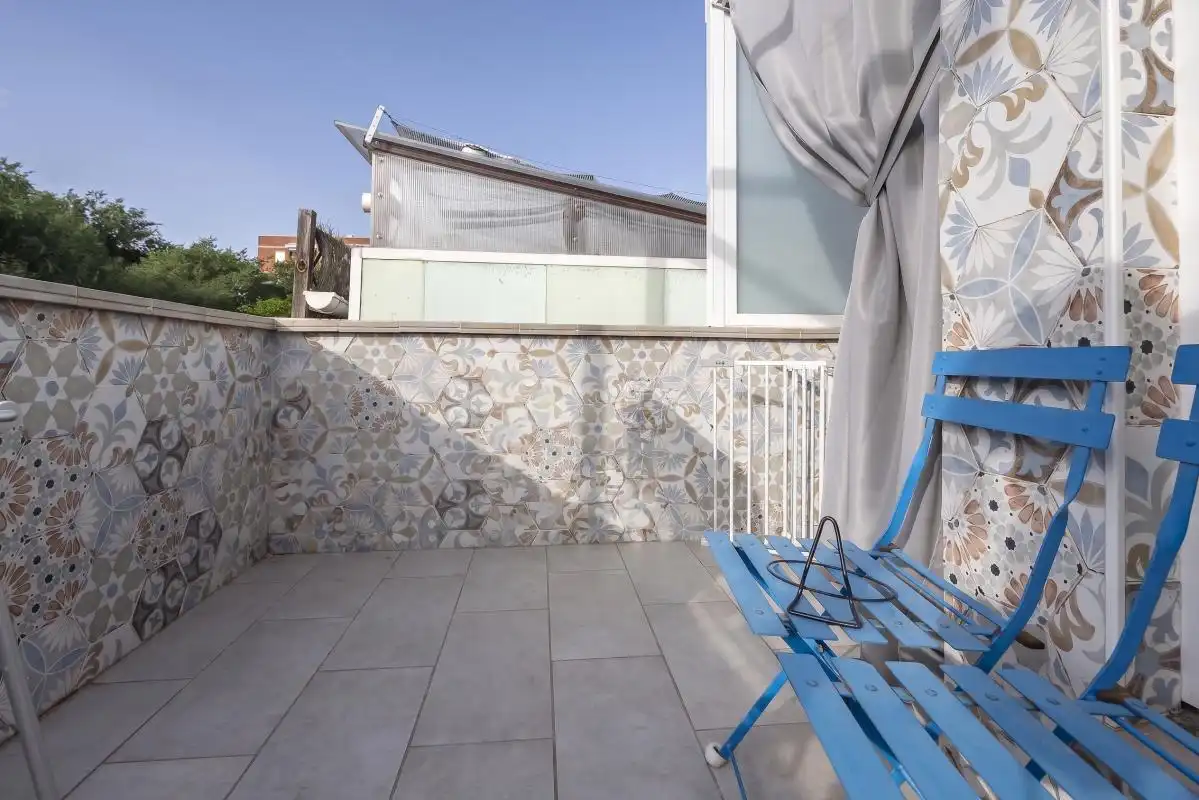 Terrassa de Casa adosada en venda en Alcalá de Henares amb Calefacció, Terrassa i Balcó