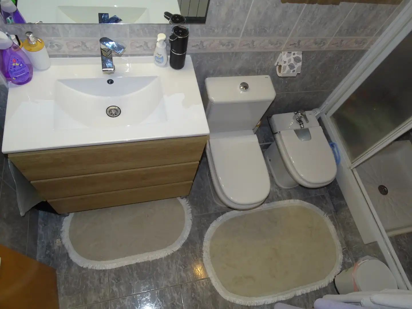 Badezimmer von Wohnung zum Verkauf in Calafell mit Klimaanlage, Heizung und Terrasse