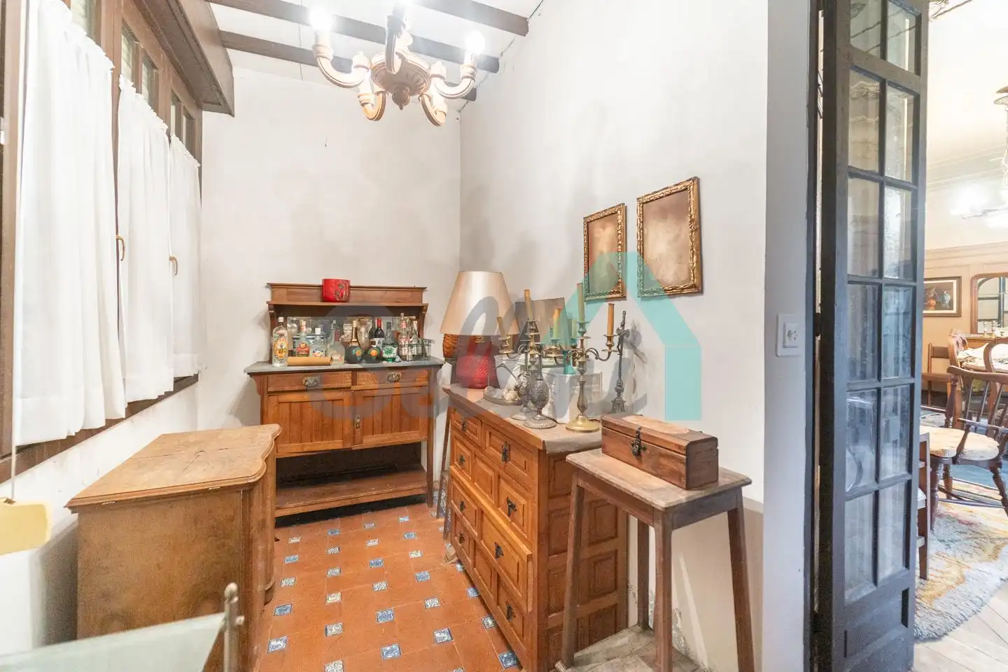 Cuina de Casa o xalet en venda en Piloña amb Jardí privat, Parquet i Terrassa
