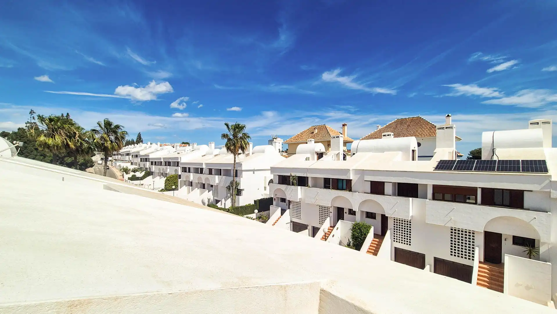 Exterior view of Detached homes for sale in Mijas  with Community pool