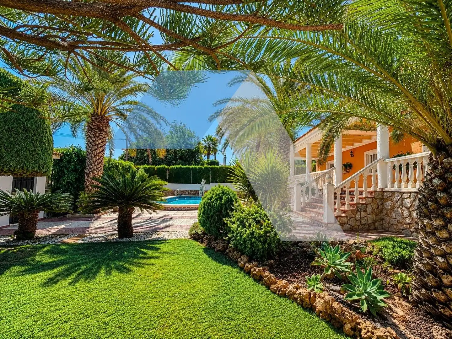 Jardí de Casa o xalet en venda en Mutxamel amb Calefacció i Piscina comunitària