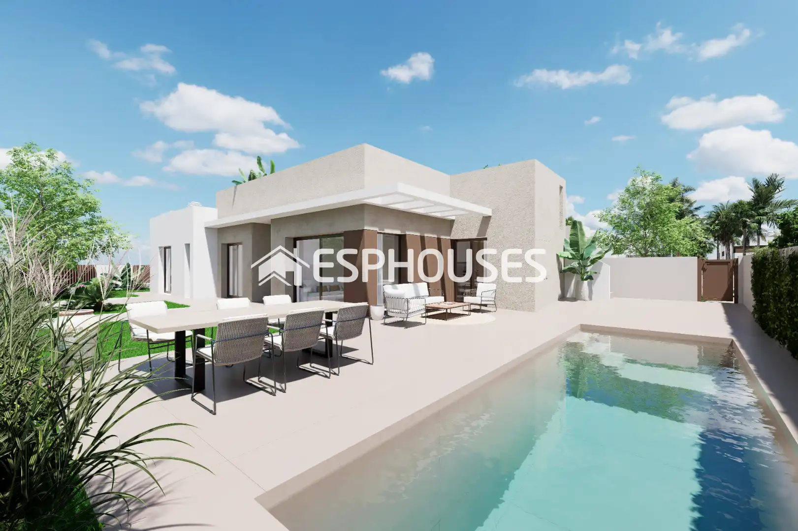 Detached house with terrace for sale in Las Lomas de Rame - Bahía Bella