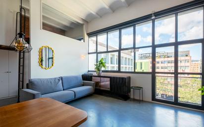 Living room of Flat for sale in  Barcelona Capital  with Terrace