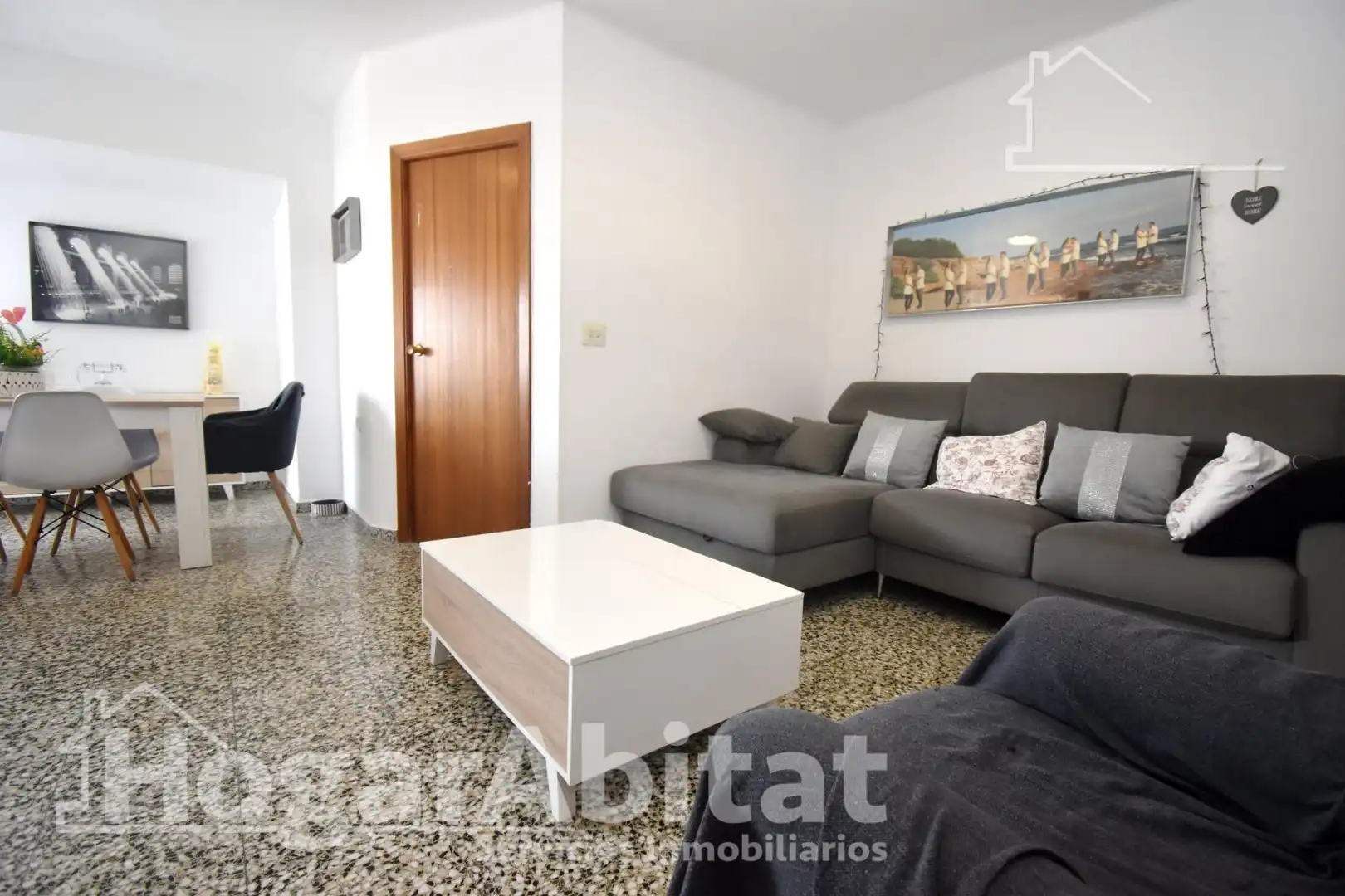 Living room of Flat for sale in Castellón de la Plana / Castelló de la Plana  with Air Conditioner, Heating and Furnished