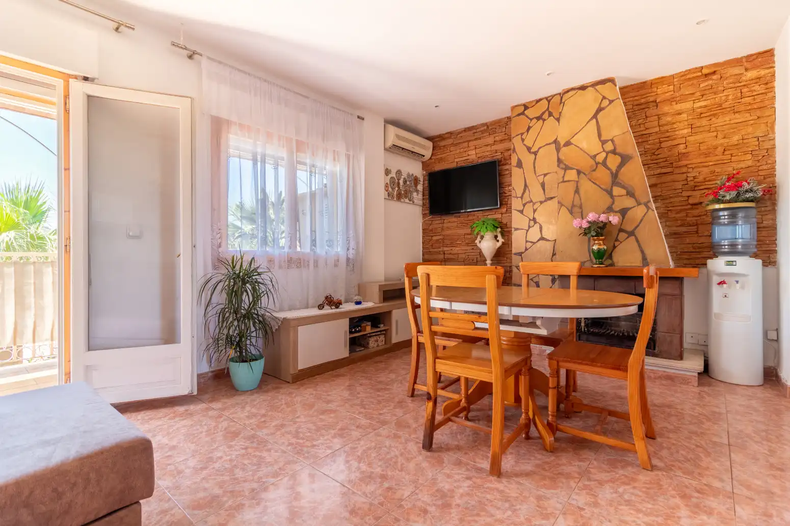Comedor de Piso en venta en Dénia con Aire acondicionado, Jardín privado y Terraza