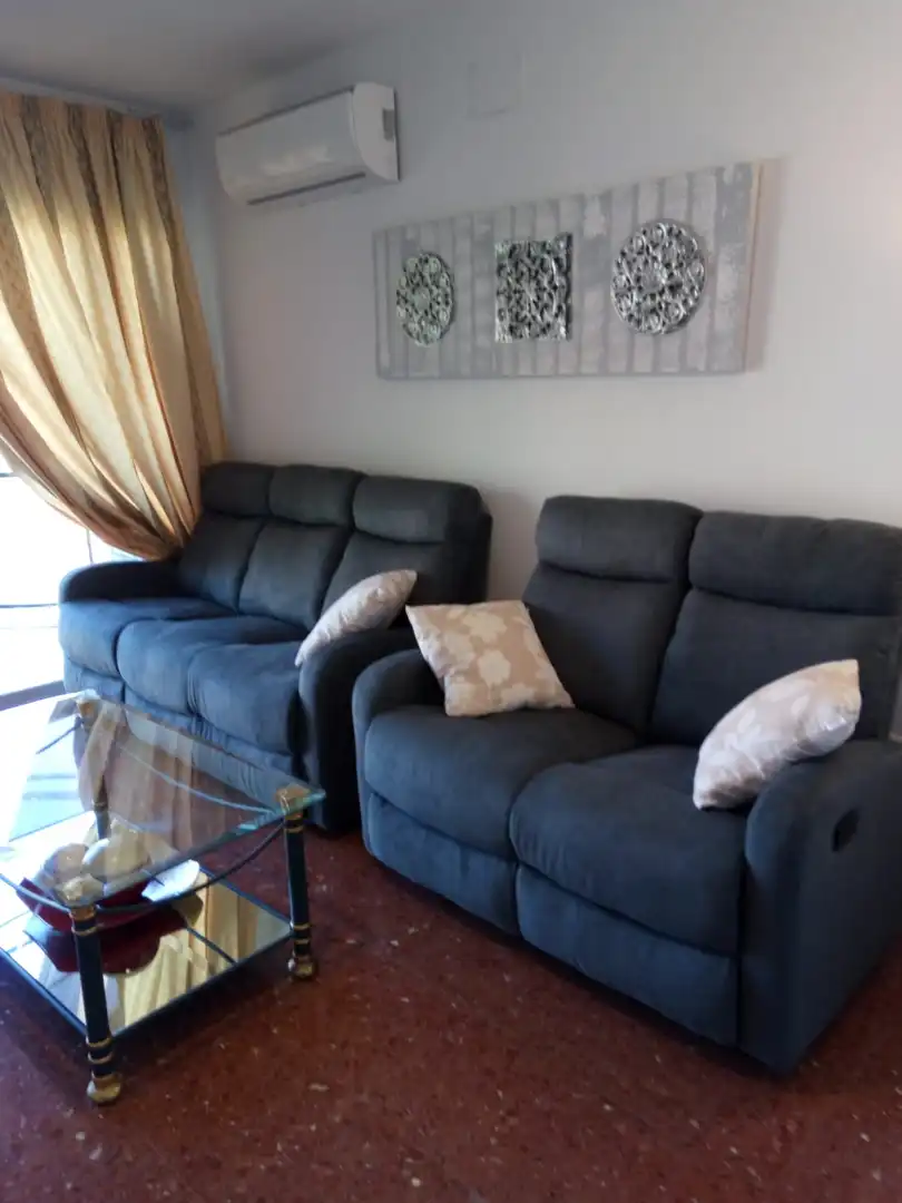 Wohnzimmer von Wohnung zur Miete in Granada mit Klimaanlage, Möbliert und Waschmaschine