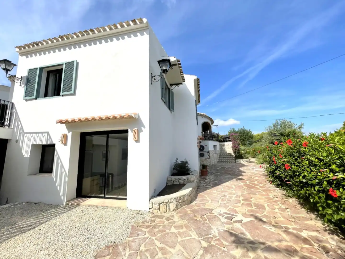 Vista exterior de Casa o chalet de alquiler en Jávea / Xàbia con Aire acondicionado, Calefacción y Jardín privado