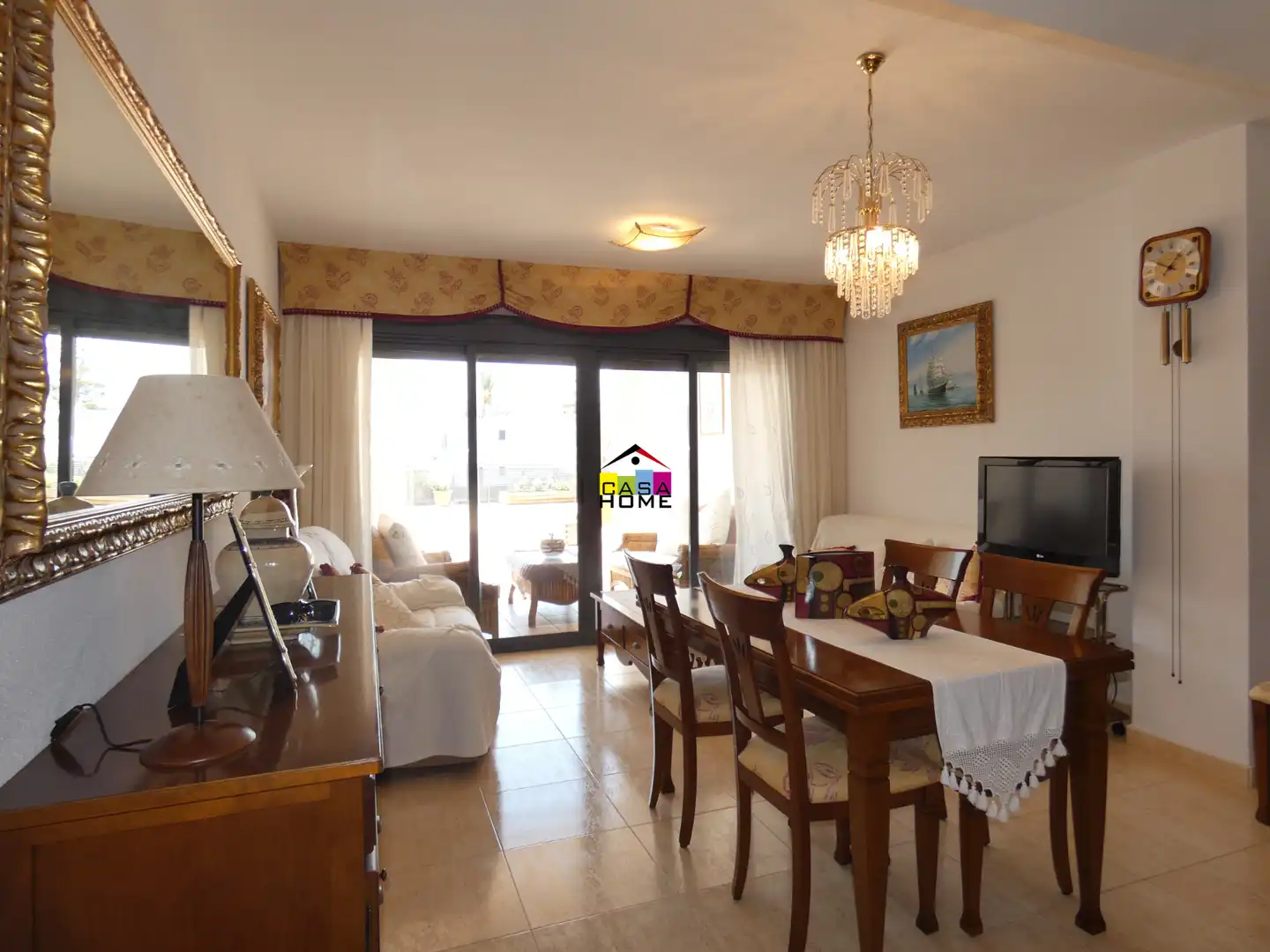 Sala d'estar de Apartament en venda en Benicasim / Benicàssim amb Aire condicionat, Terrassa i Traster