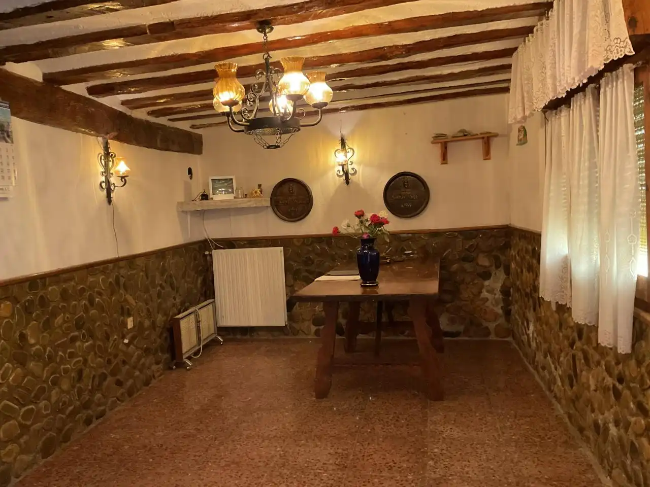 Dining room of Houses for sale in Cirueña  with Heating, Private garden and Furnished