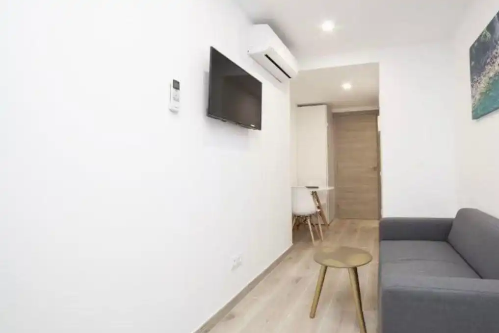 Sala d'estar de Dúplex en venda en L'Hospitalet de Llobregat amb Aire condicionat, Calefacció i Parquet