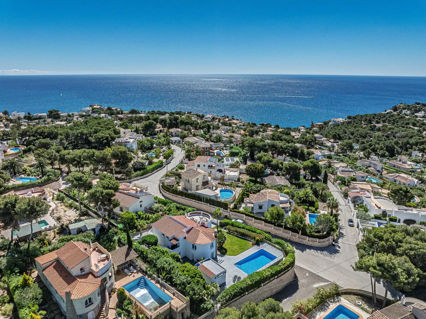 Vista exterior de Casa o chalet en venta en Jávea / Xàbia con Aire acondicionado, Calefacción y Jardín privado
