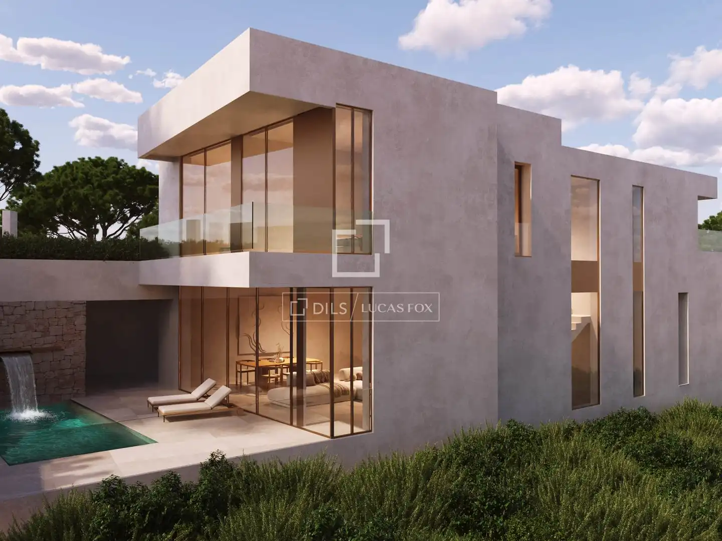Außenansicht von Haus oder Chalet zum Verkauf in Santa Eulària des Riu mit Klimaanlage, Heizung und Privatgarten