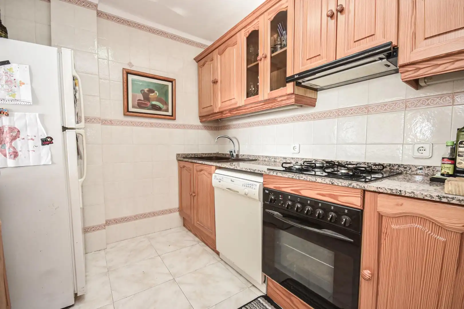 Cuina de Apartament de lloguer en Calvià amb Terrassa i Piscina comunitària
