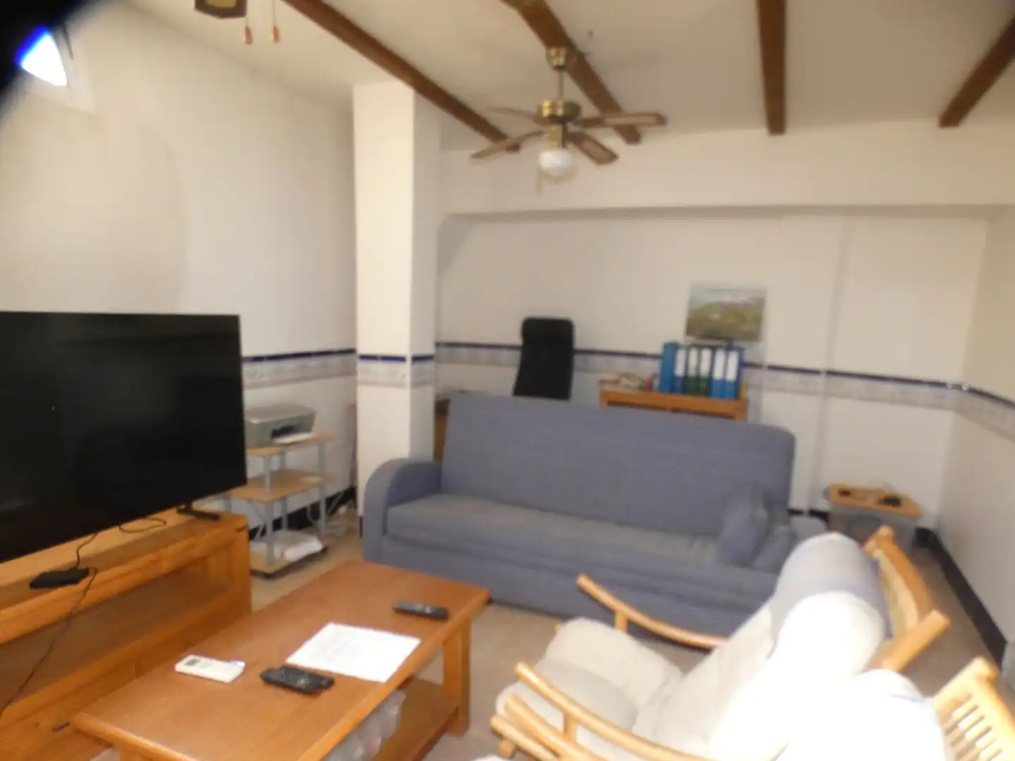 Sala de estar de Casa adosada en venta en San Pedro del Pinatar con Aire acondicionado, Jardín privado y Amueblado