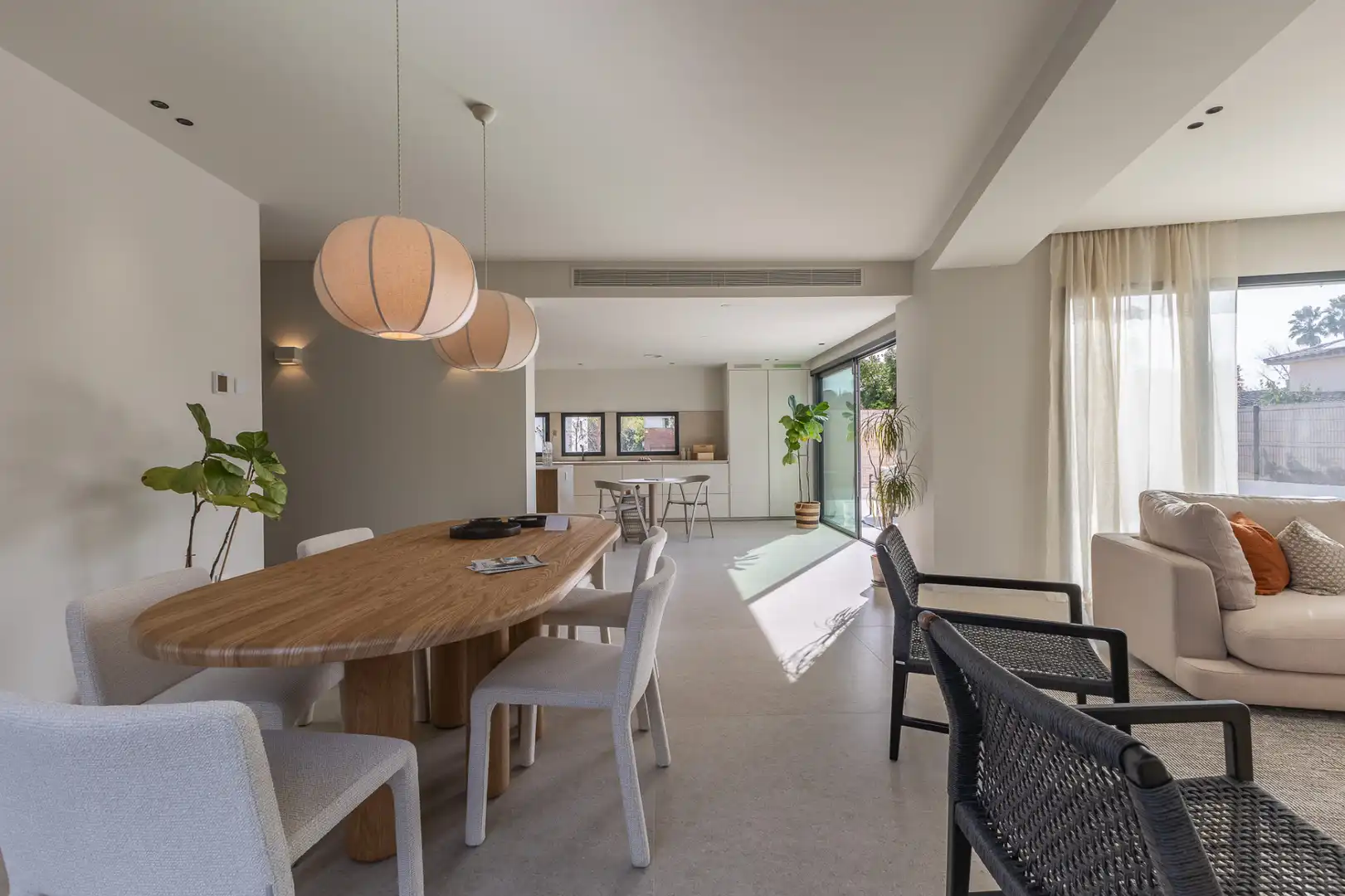 Dining room of Houses for sale in Sant Cugat del Vallès  with Air Conditioner, Heating and Private garden