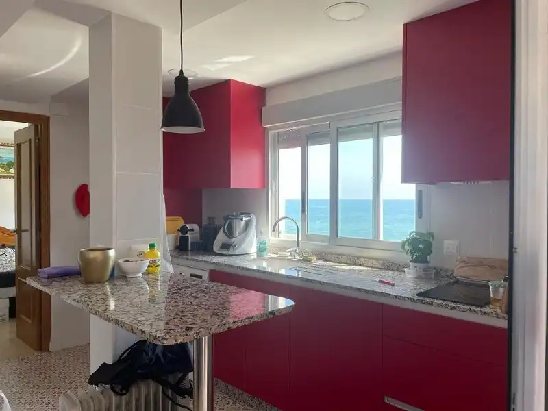 Cuina de Apartament en venda en Cullera amb Terrassa, Moblat i Forn