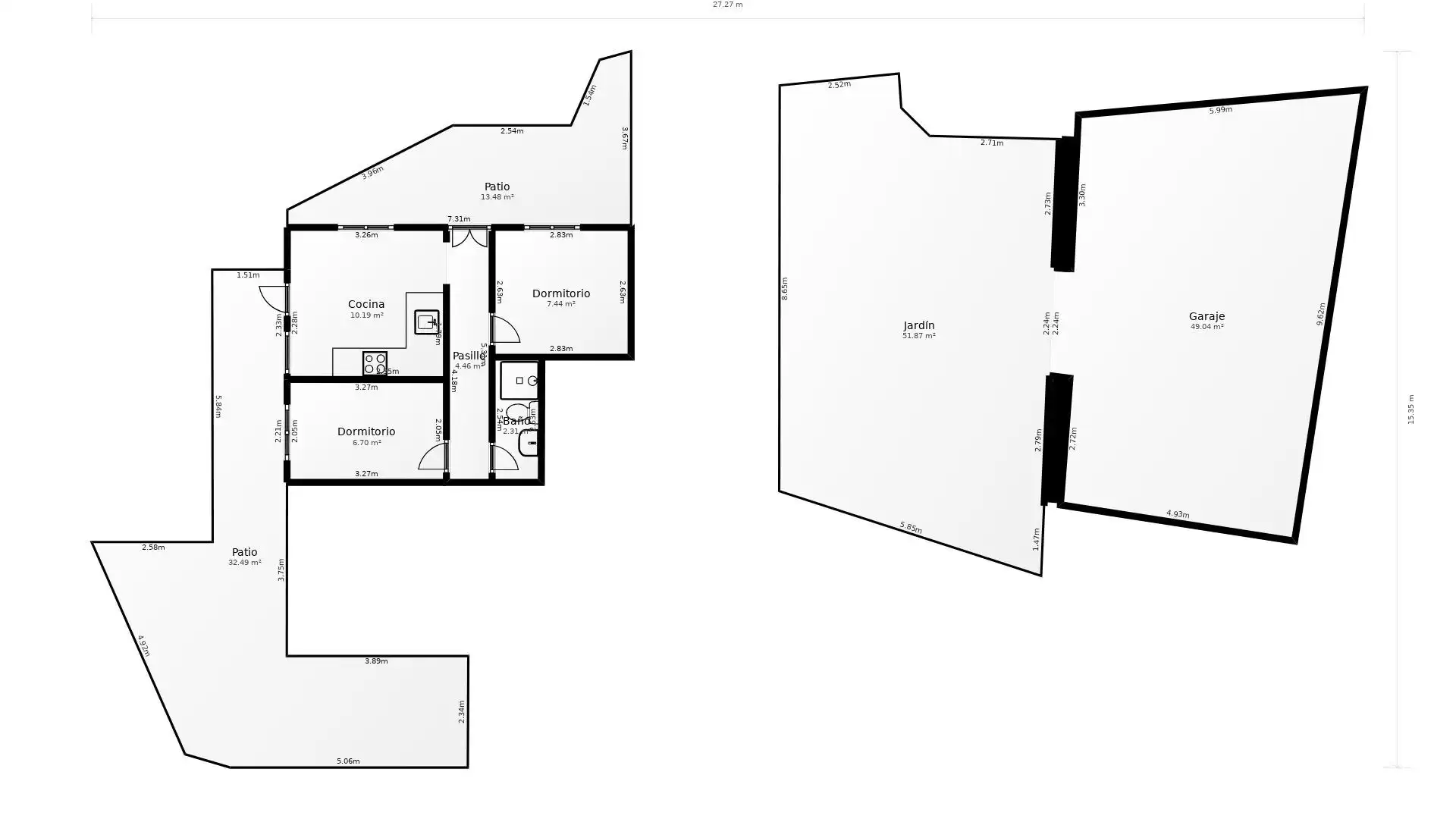 Wohnung zur Miete in Barlovento mit Privatgarten