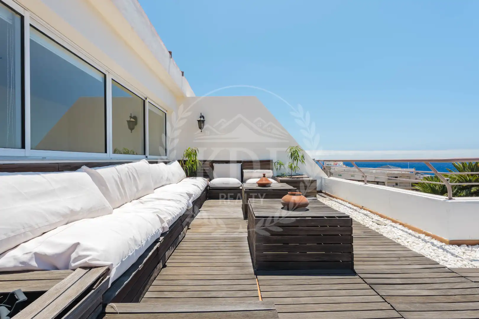 Terrace of Houses for sale in El Rosario  with Private garden, Terrace and Swimming Pool