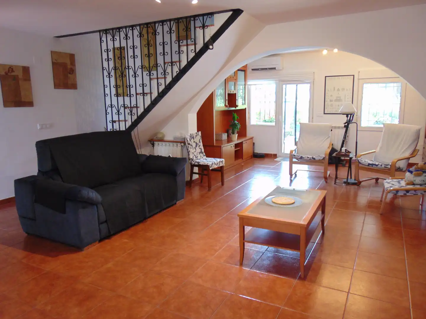Living room of Detached homes for sale in Colmenar Viejo  with Air Conditioner, Heating and Private garden