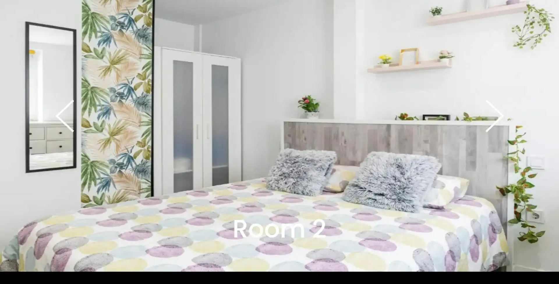 Schlafzimmer von Wohnung zur untervermieten in Madrid mit Klimaanlage, Heizung und Möbliert