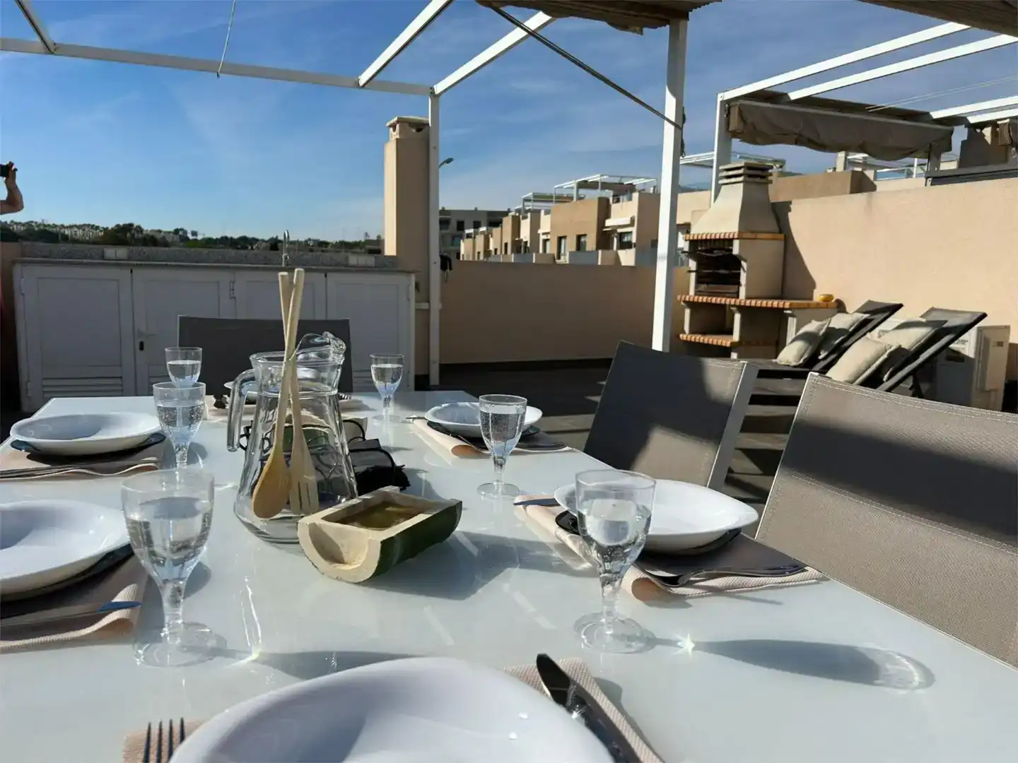 Terrasse von Wohnung zum Verkauf in Orihuela mit Klimaanlage, Schwimmbad und Balkon