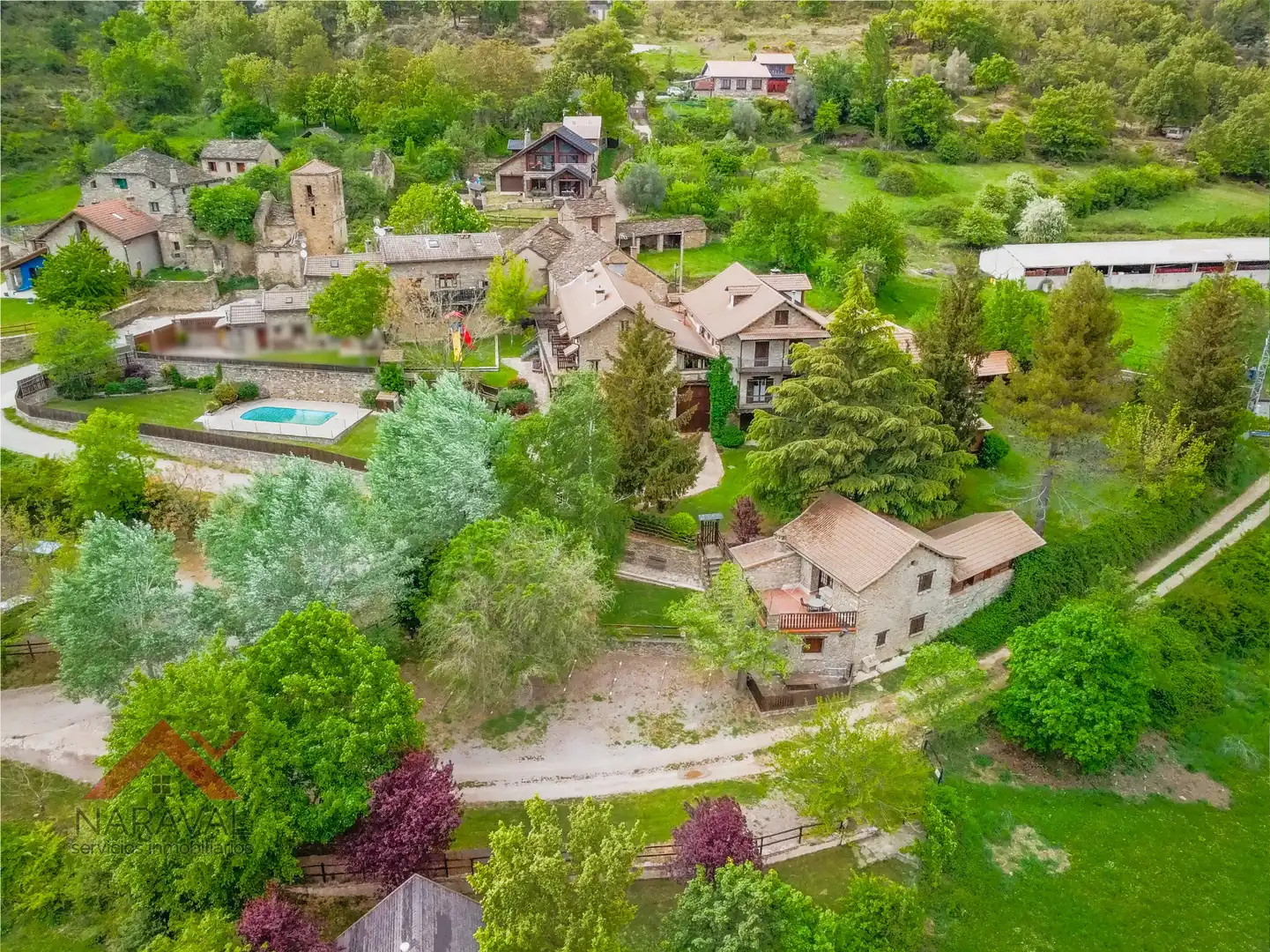 Vista exterior de Casa o chalet en venta en Fiscal con Aire acondicionado, Calefacción y Jardín privado