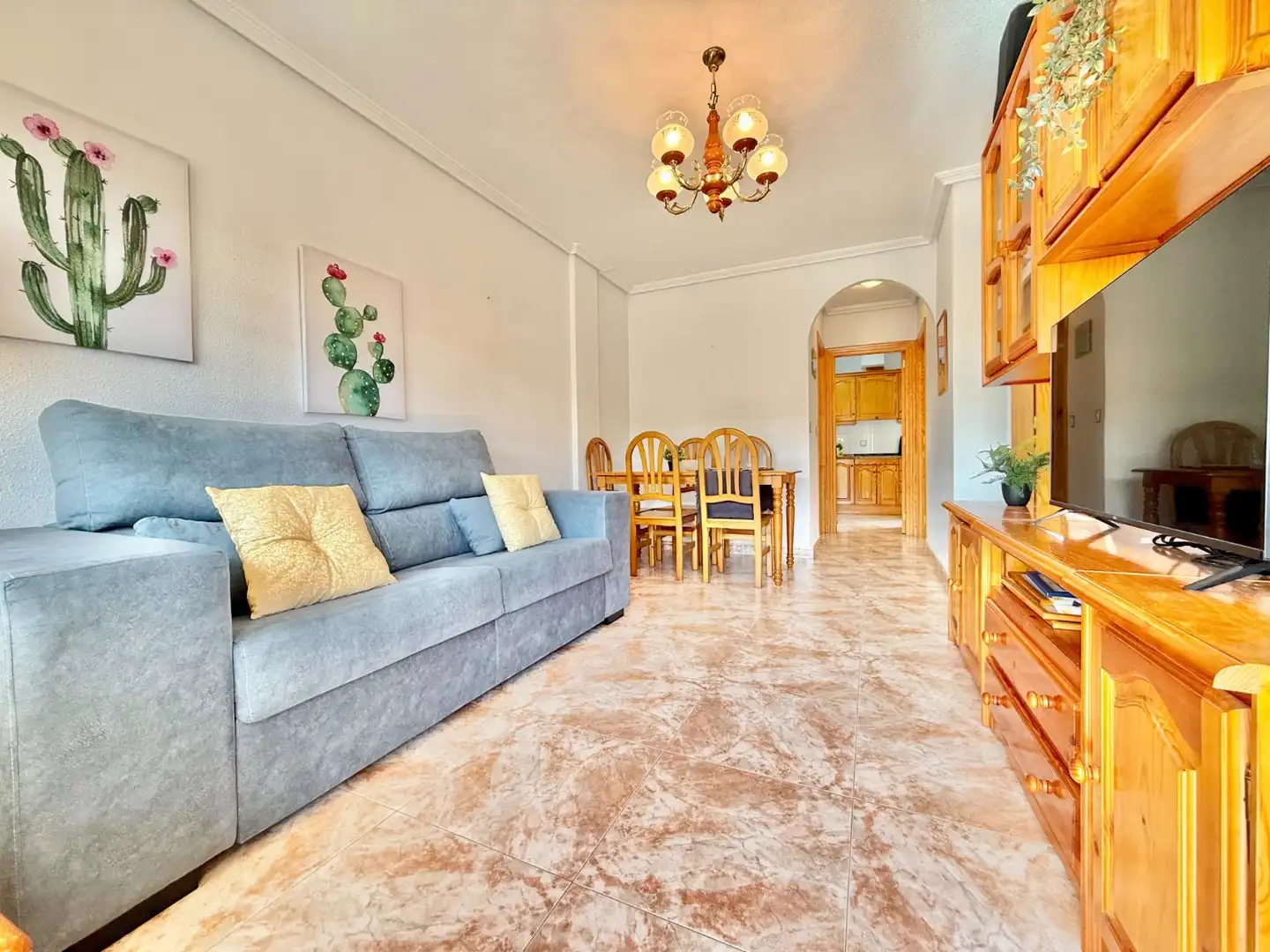 Sala de estar de Casa o chalet en venta en San Pedro del Pinatar con Aire acondicionado, Jardín privado y Terraza