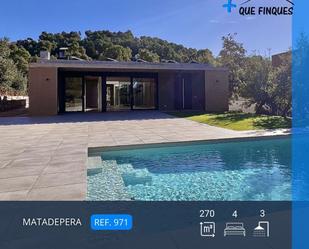 Piscina de Casa o xalet de lloguer en Matadepera amb Terrassa i Traster