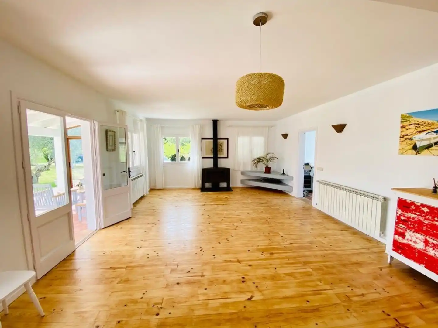 Sala de estar de Casa o chalet de alquiler en Sa Pobla con Aire acondicionado, Calefacción y Jardín privado